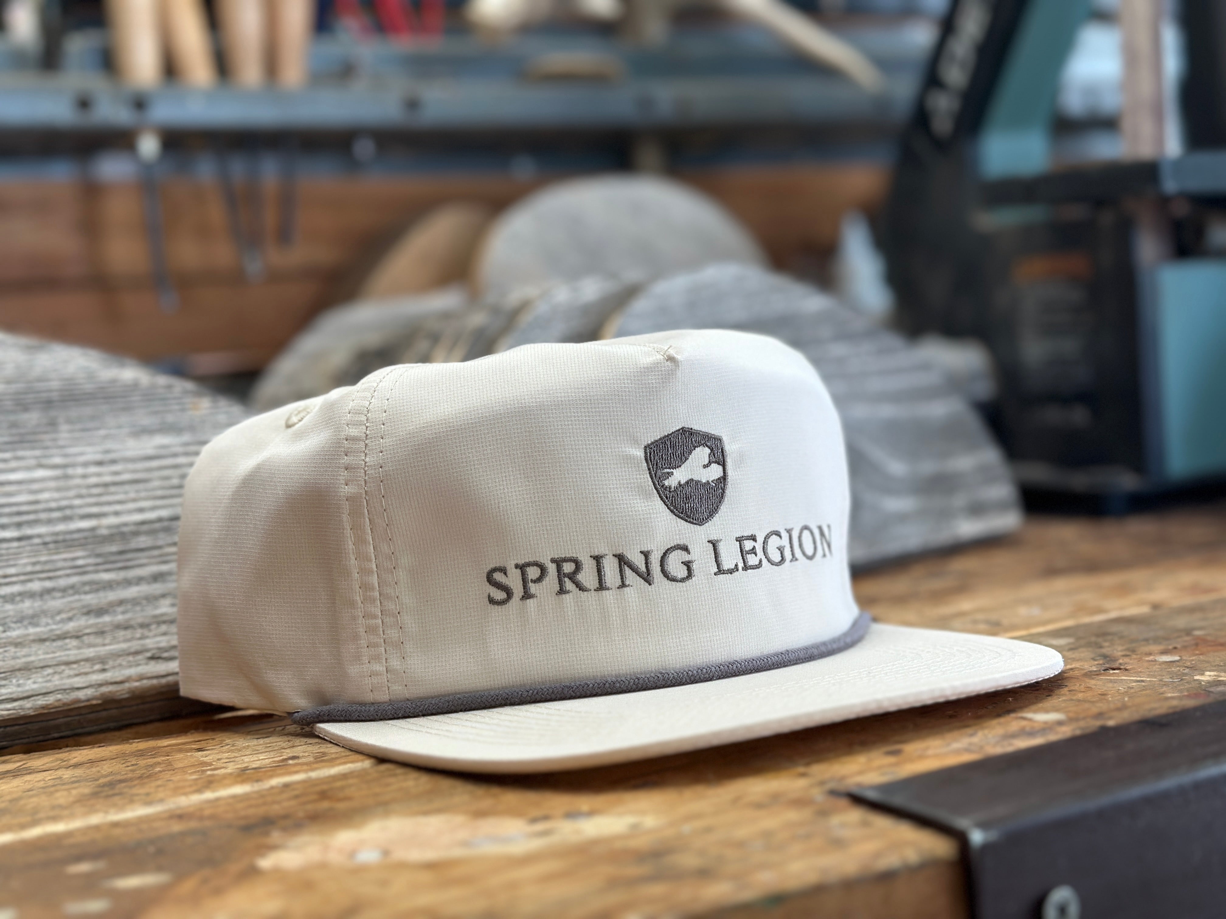 Spring Legion Performance Rope Hat - Ivory