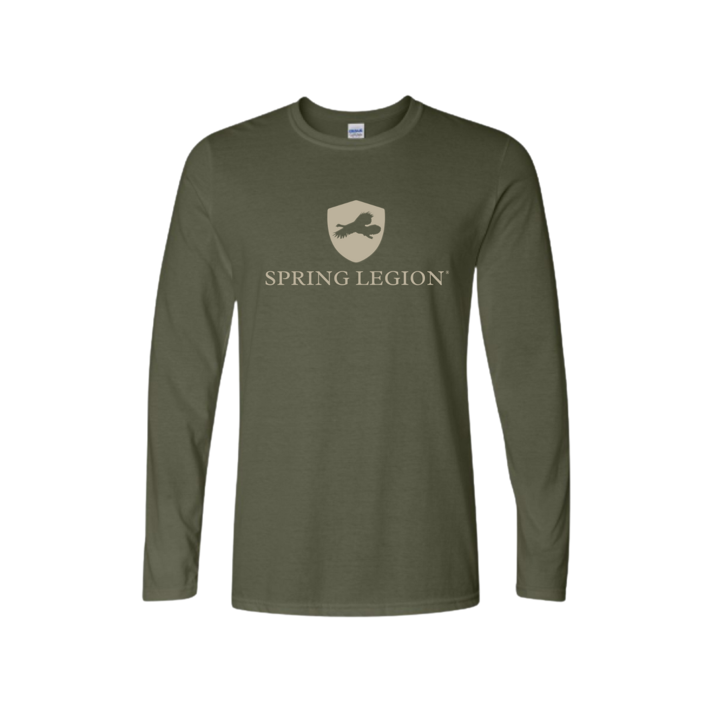 spring legion, American, fetcher, long sleeve hunting, long sleeve, triblend, soft, breathable, vintage, panola, pinhoti, hunting public, comfortable, green, olive, drab, military, fall, deer, duck, waterfowl, season