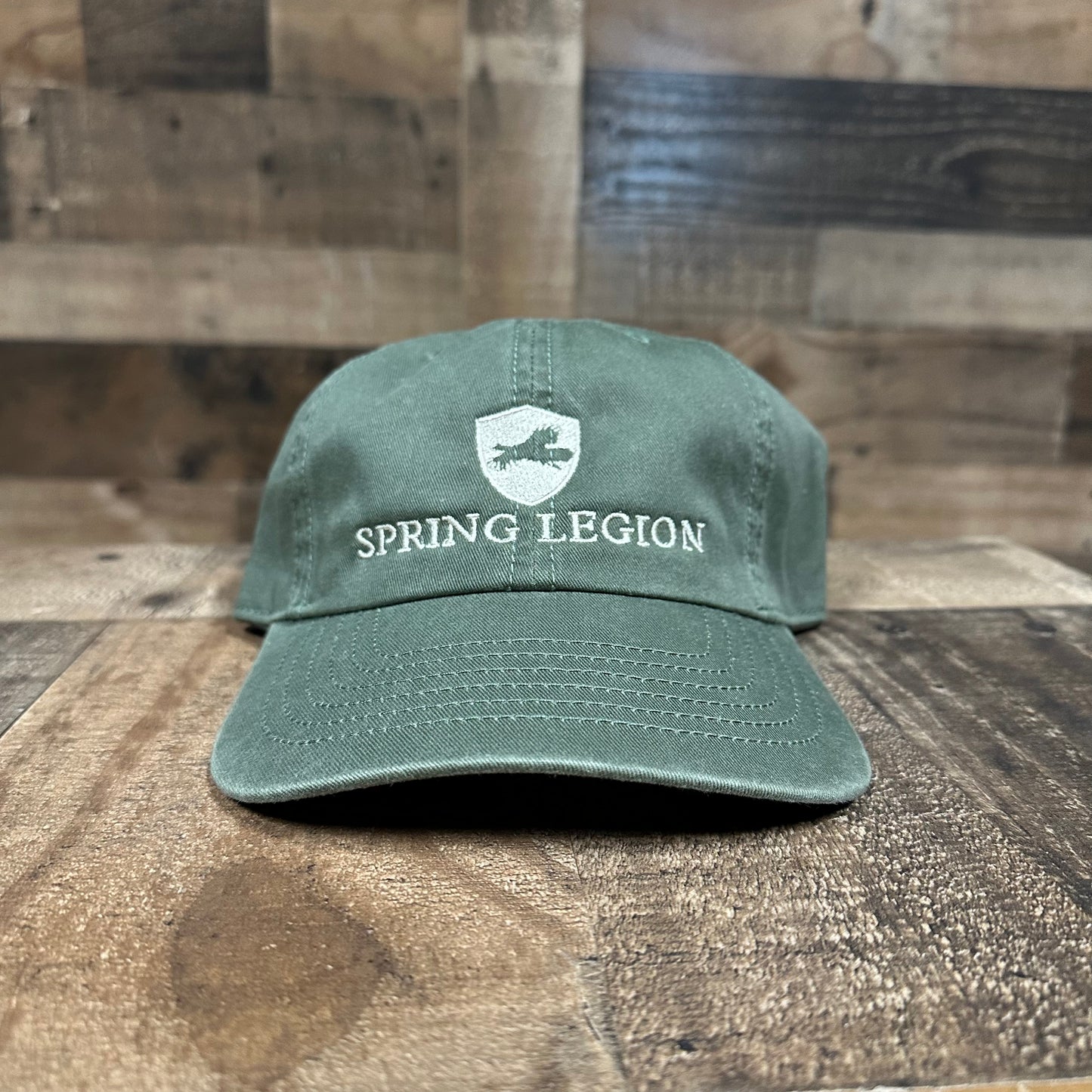 Spring Legion Logo Hat - Green/Light Gold