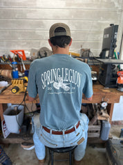 Spring Legion Deadstock 90’s Pocket Tee - Coast Blue