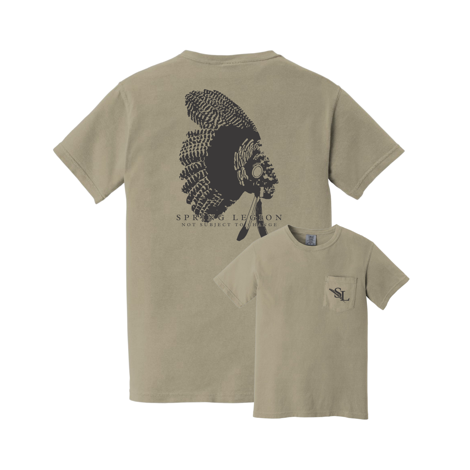 turkey hunting shirt, warbird, indian, chief, wing feather, pinhoti, mossy oak, panola, comfort colors, hunting shirt, seek one, deer hunting, duck hunting, gear, tees, CHIEF, head dress, Osceola