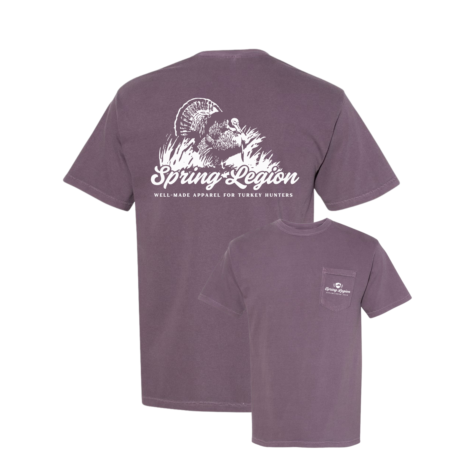 Solo Strutter Pocket Tee - Wine – Spring Legion