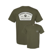 Emblem Patch Pocket Tee - Sage