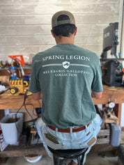 Spring Legion Meleagris Gallopavo Collection Pocket Tee - Blue Spruce