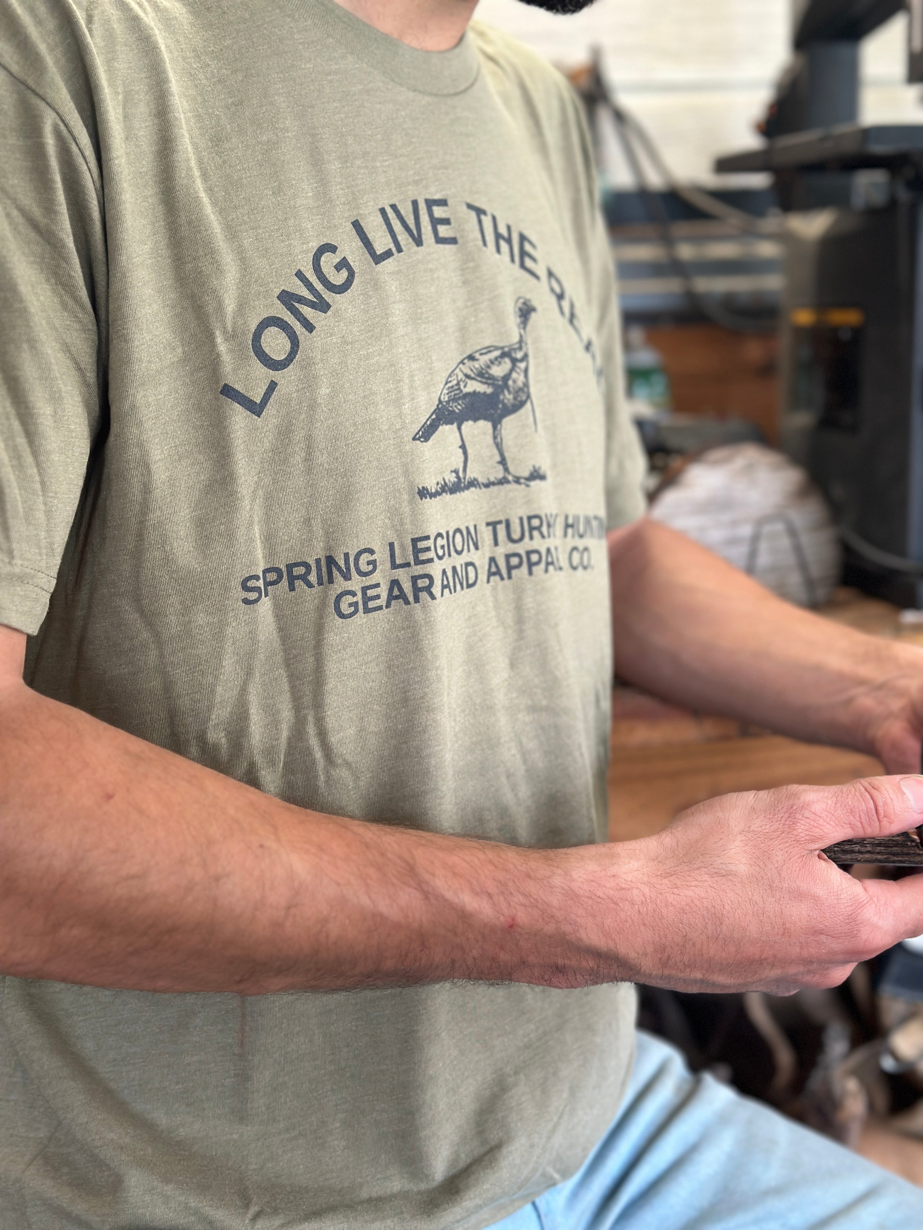 Long Live the Real Triblend Tee - Light Olive