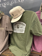 Emblem Patch Pocket Tee - Sage