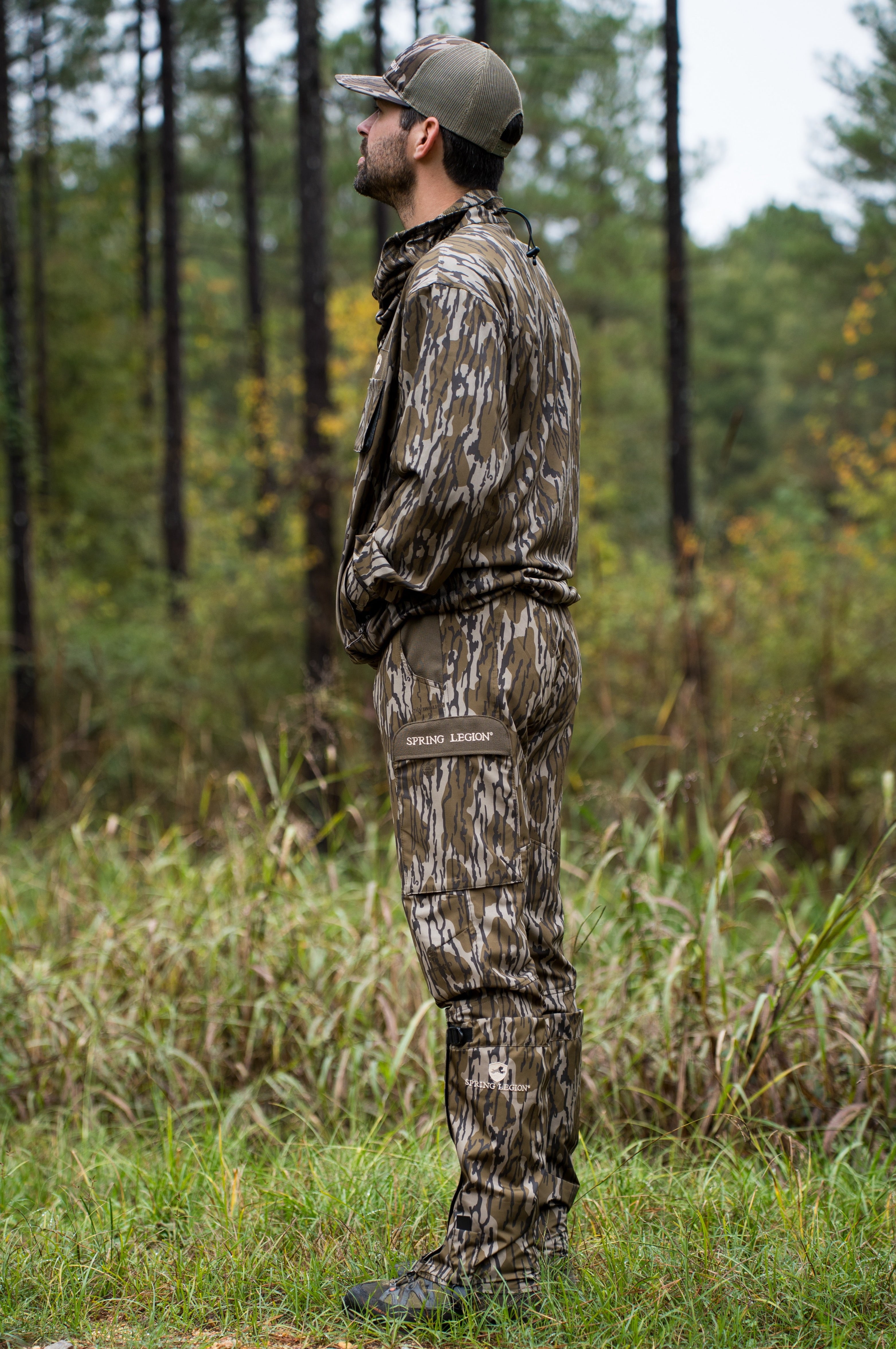 Spring Legion Lightweight Turkey Hunting Jacket - Mossy Oak Original Bottomland