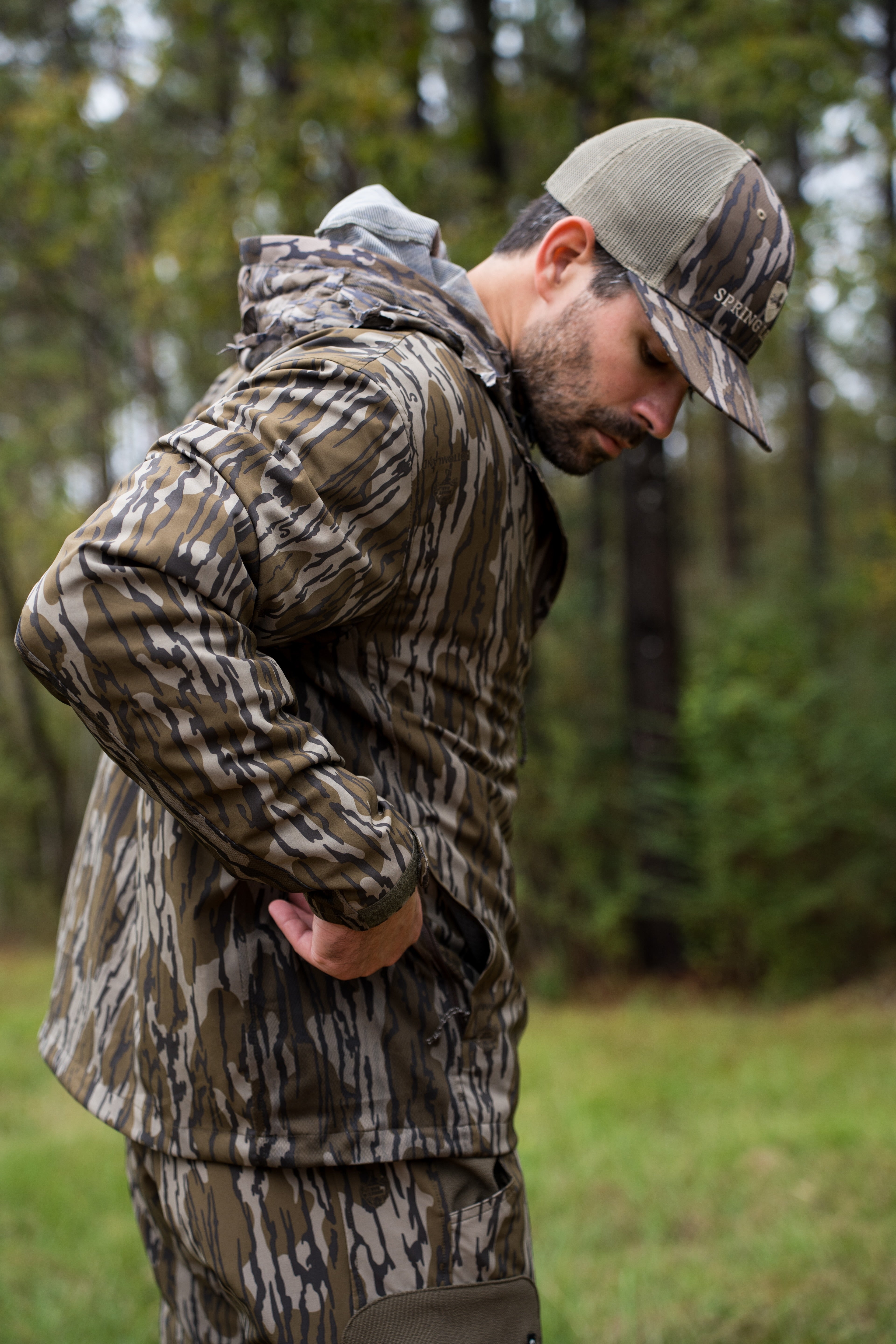 Spring Legion Lightweight Turkey Hunting Jacket - Mossy Oak Original Bottomland
