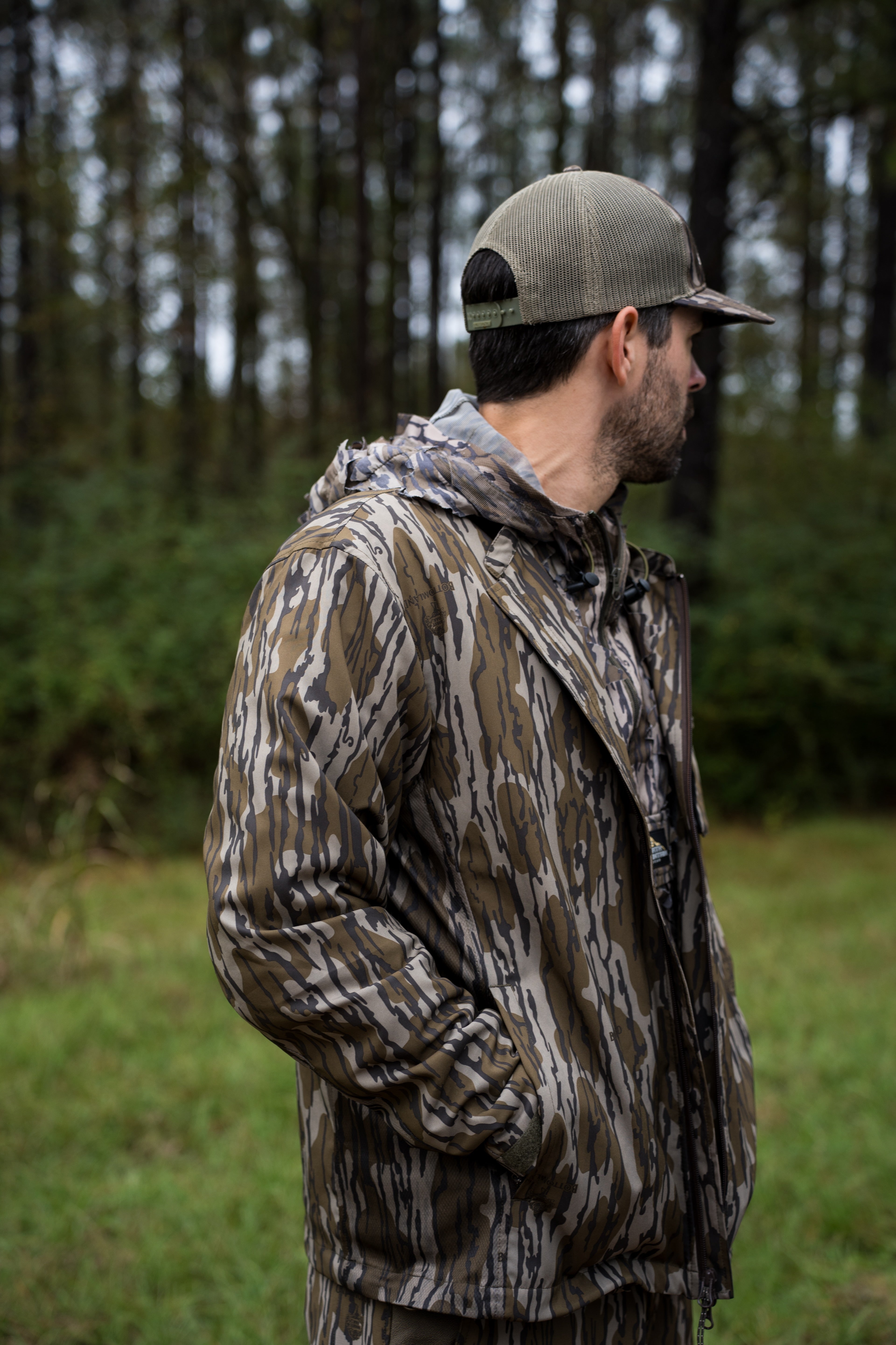 Spring Legion Lightweight Turkey Hunting Jacket - Mossy Oak Original Bottomland