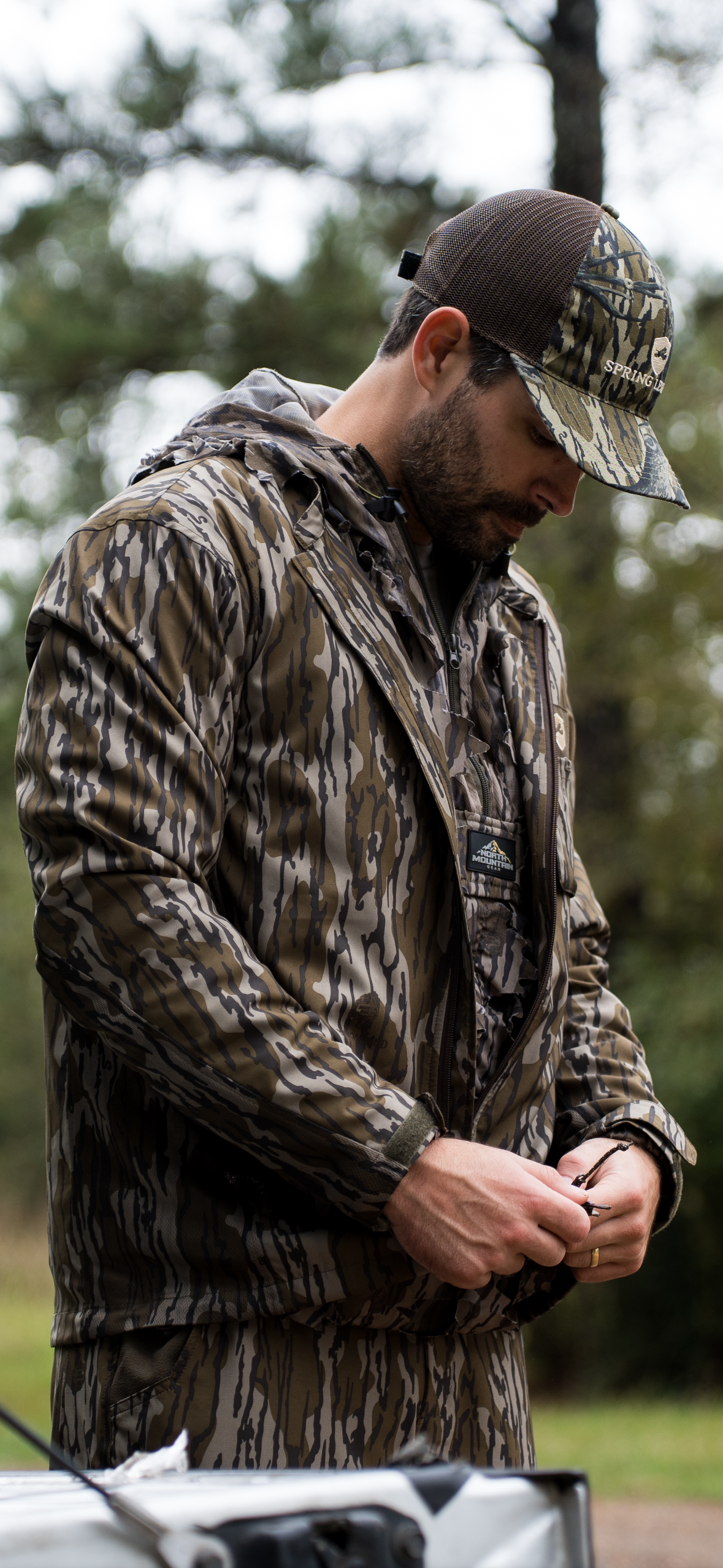 Spring Legion Lightweight Turkey Hunting Jacket - Mossy Oak Original Bottomland
