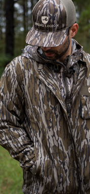 Spring Legion Lightweight Turkey Hunting Jacket - Mossy Oak Original Bottomland