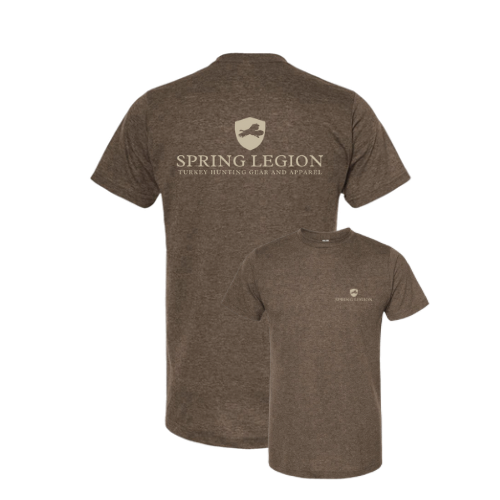 Classic Logo Ultralight Tee Shirt - Heather Brown