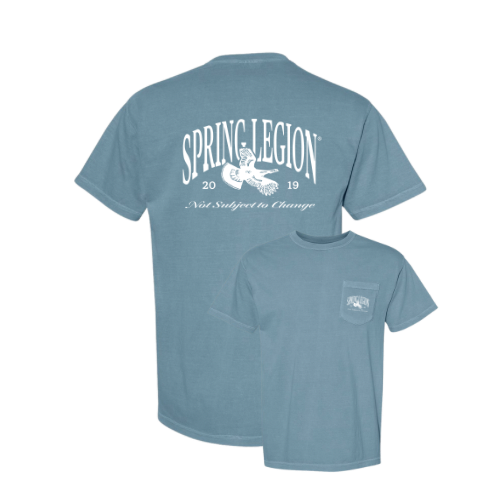 Spring Legion Deadstock 90’s Pocket Tee - Coast Blue