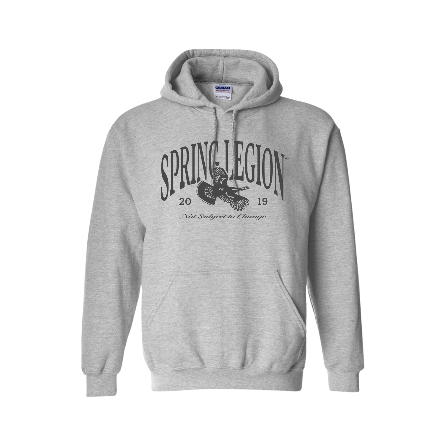 Deadstock 90 s Logo Hoodie Grey