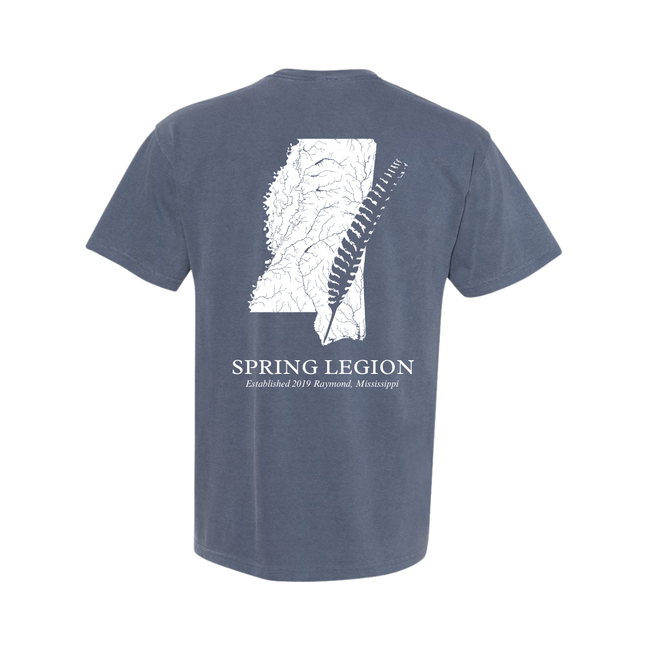 Mississippi Pocket Tee - Faded Navy
