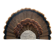 Barn Wood Turkey Fan Plaque Mount