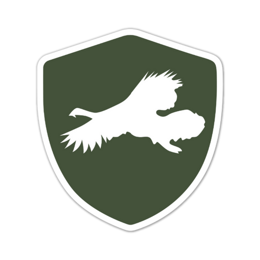 Green Logo Badge Vinyl Decal