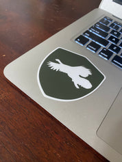 Green Logo Badge Vinyl Decal