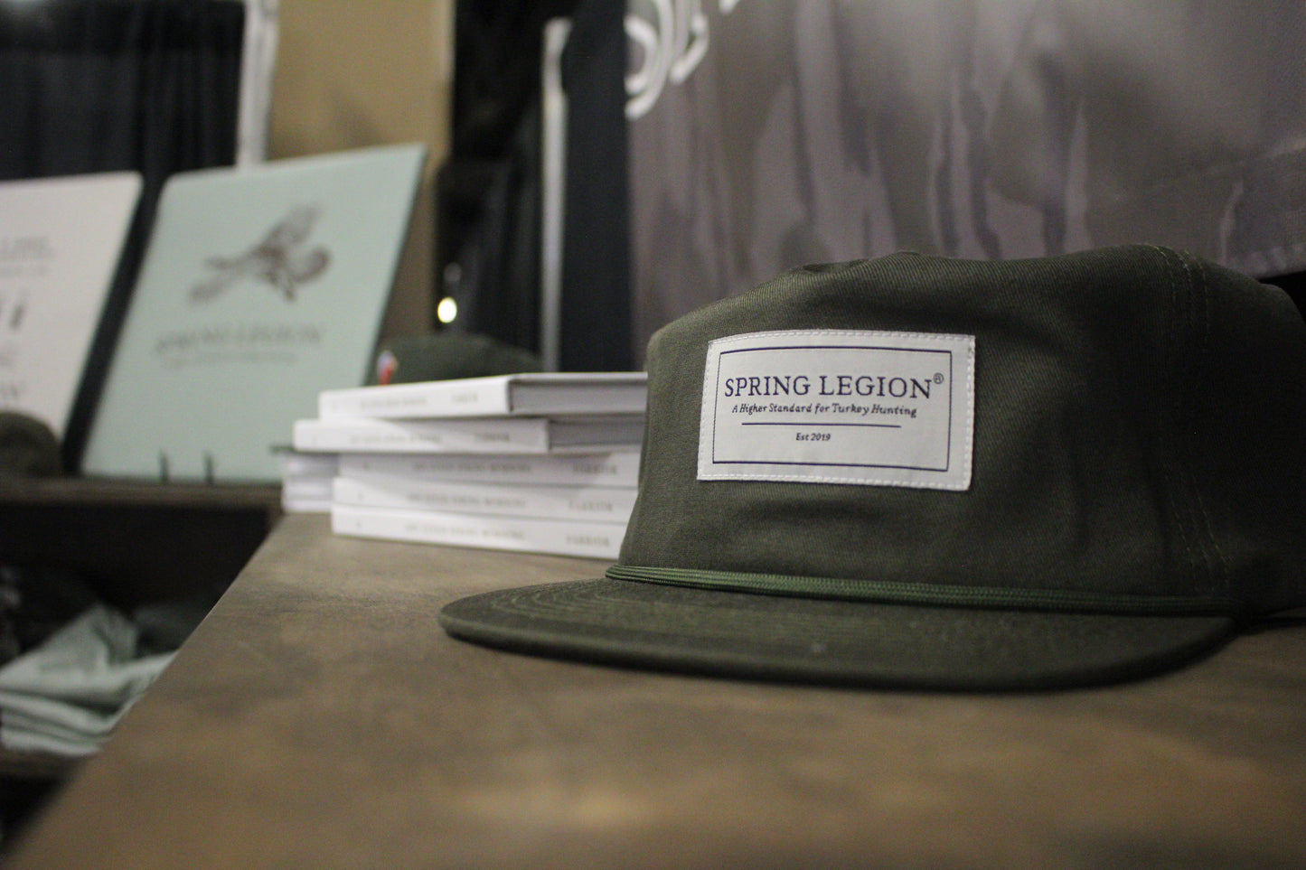 White Label Collection Rope Hat - Olive