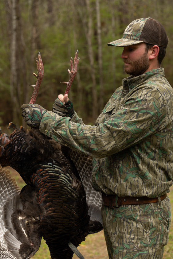 6-Panel Meshback Hat - Mossy Oak Greenleaf