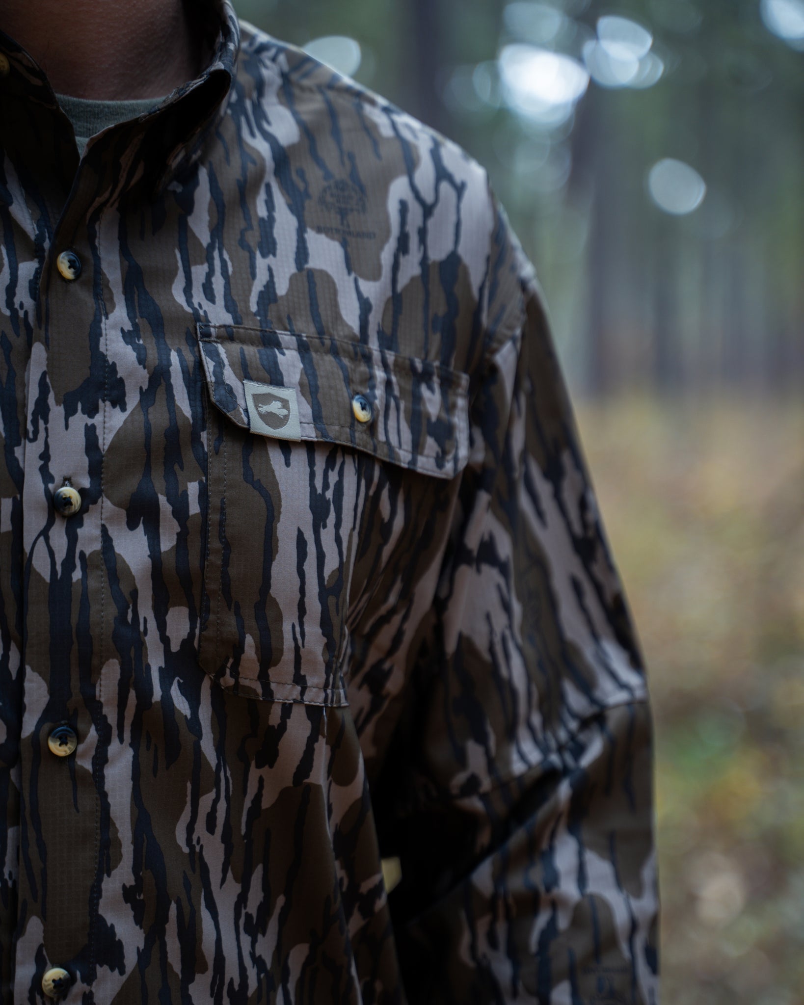 mossy oak dress shirts Amazon.com: Mossy Oak Chamois Camo Turkey Hunting Shirt for Men : Sports & Outdoors