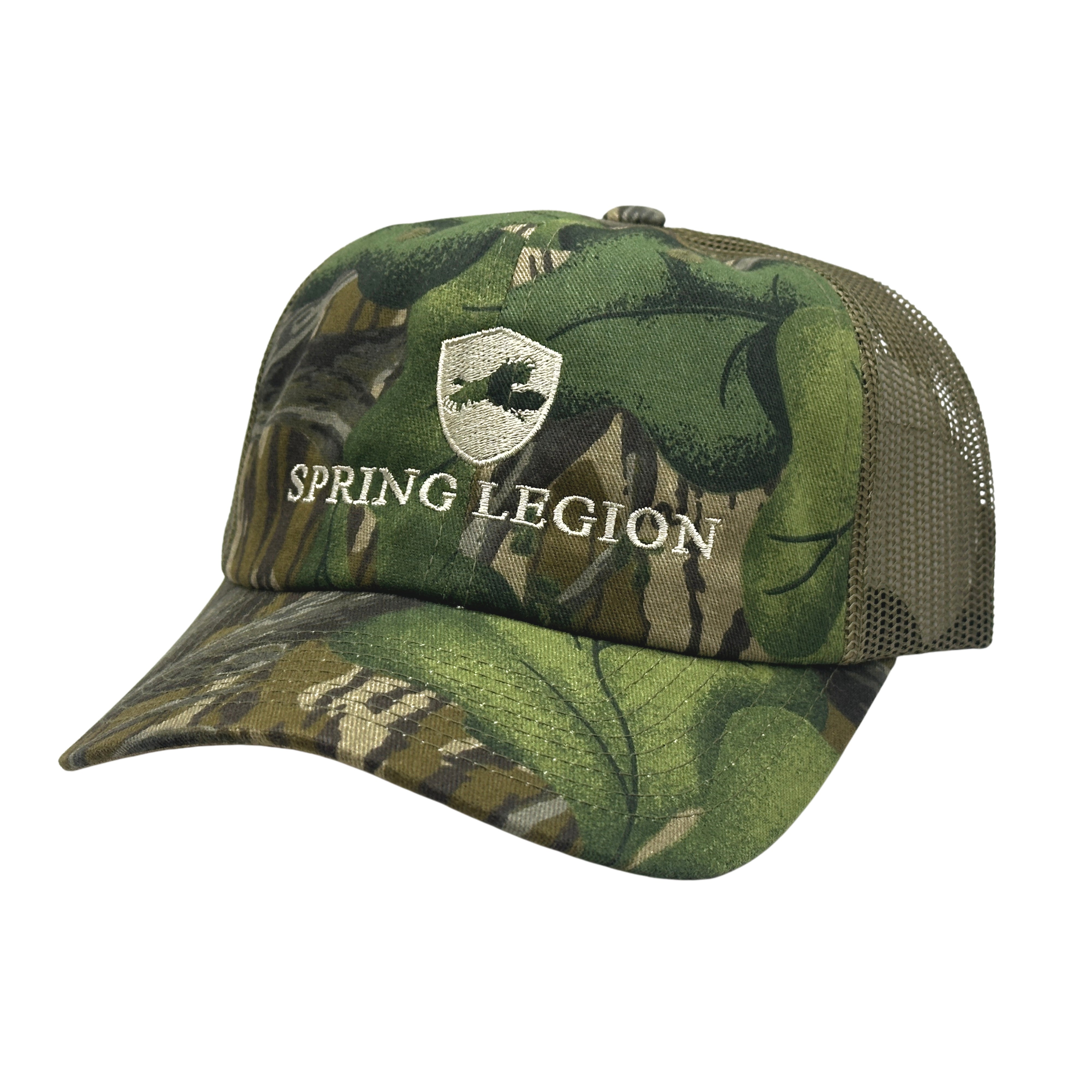 Spring Legion Unstructured Meshback Hat - Mossy Oak Full Foliage