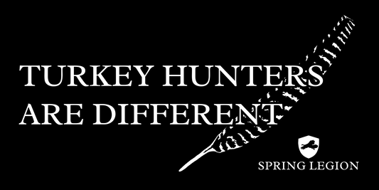 Turkey Hunters are Different Decal
