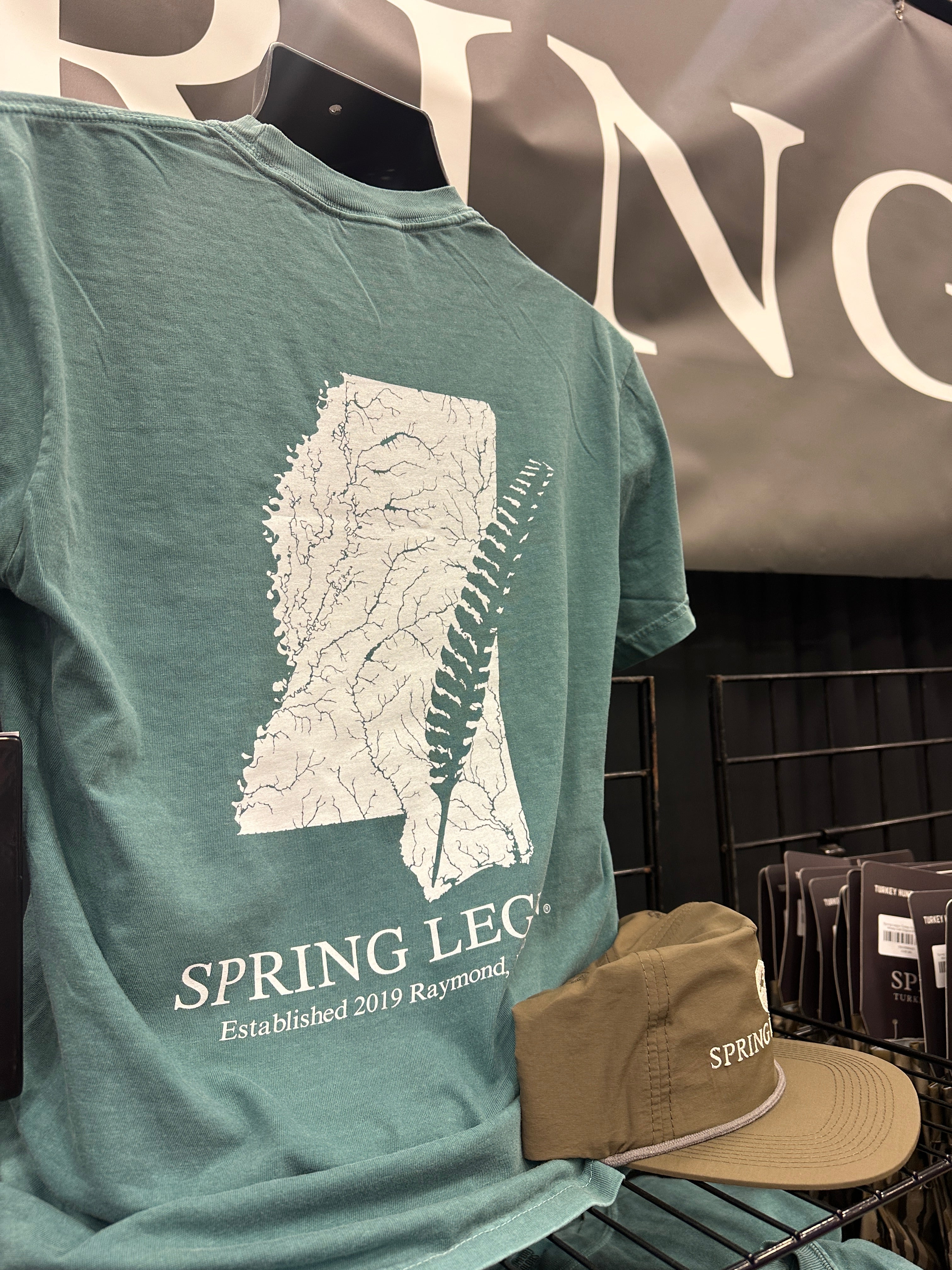 Mississippi Pocket Tee - Emerald – Spring Legion