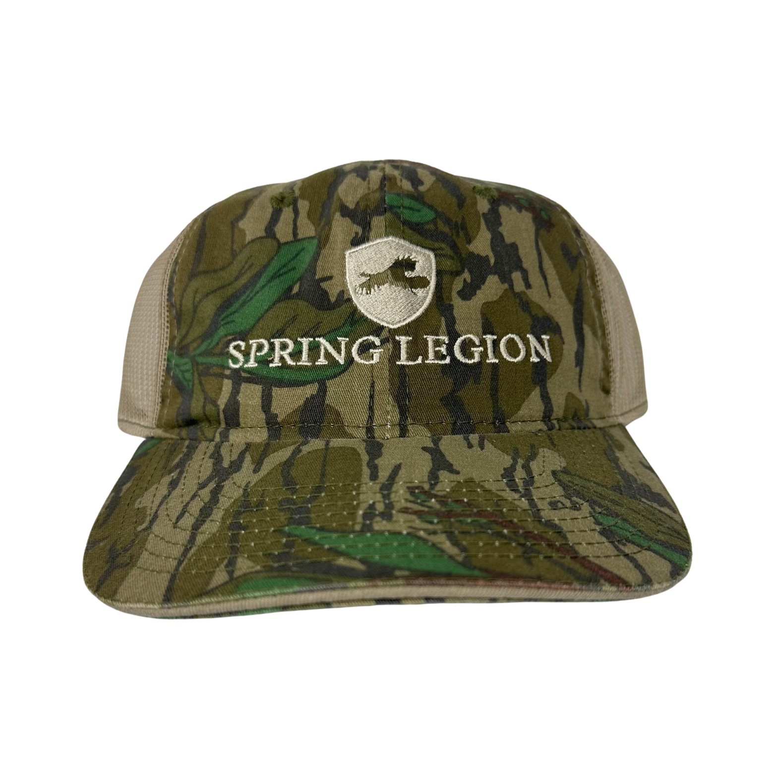 spring legion, mossy oak hat, original, bottomland, green leaf, greenleaf, rope, hunting, lost, Richardson, outdoor, pinhoti, public, old school, vintage, chene, sitka, turkey, deer, duck, waterfowl