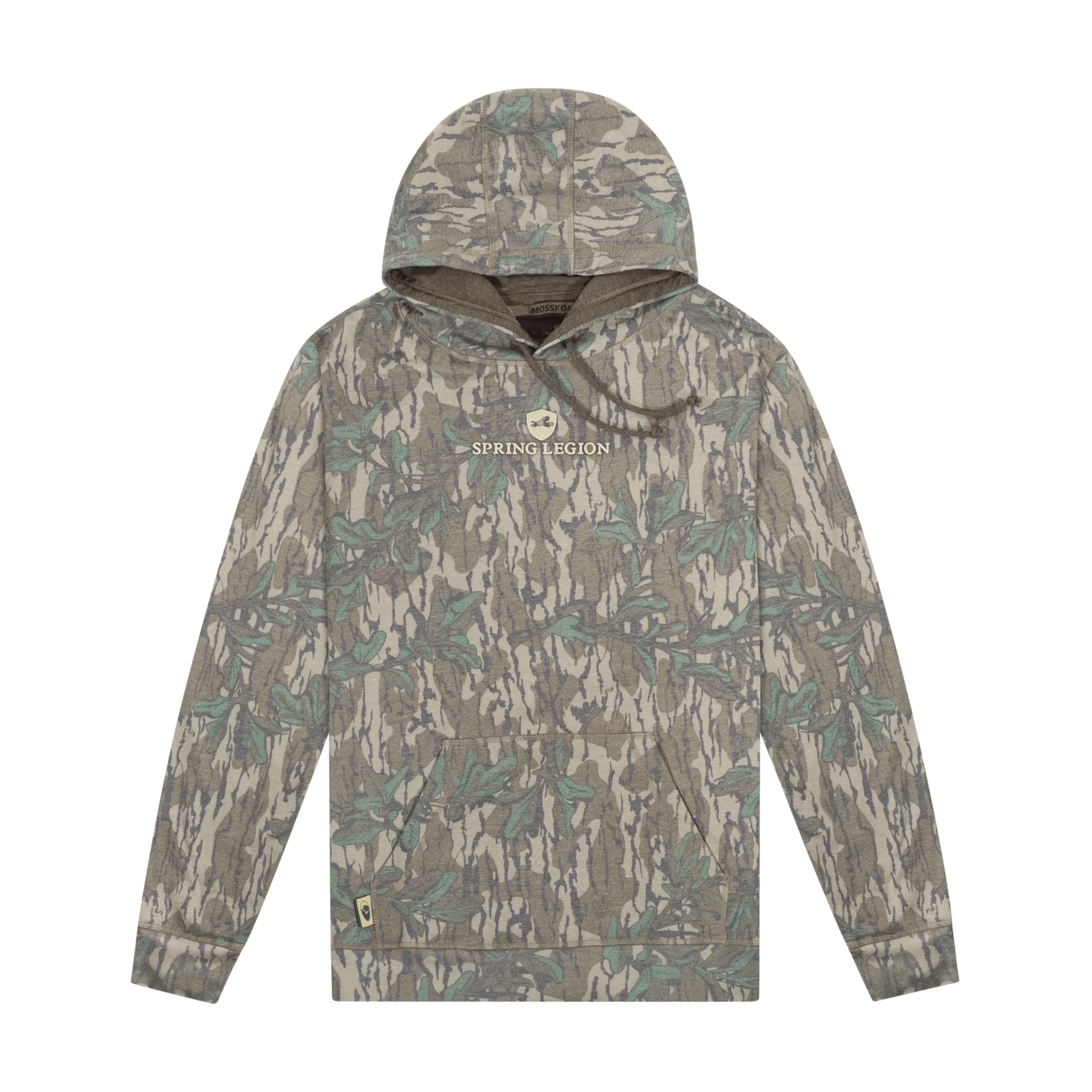 Washout Embroidered Logo Hoodie