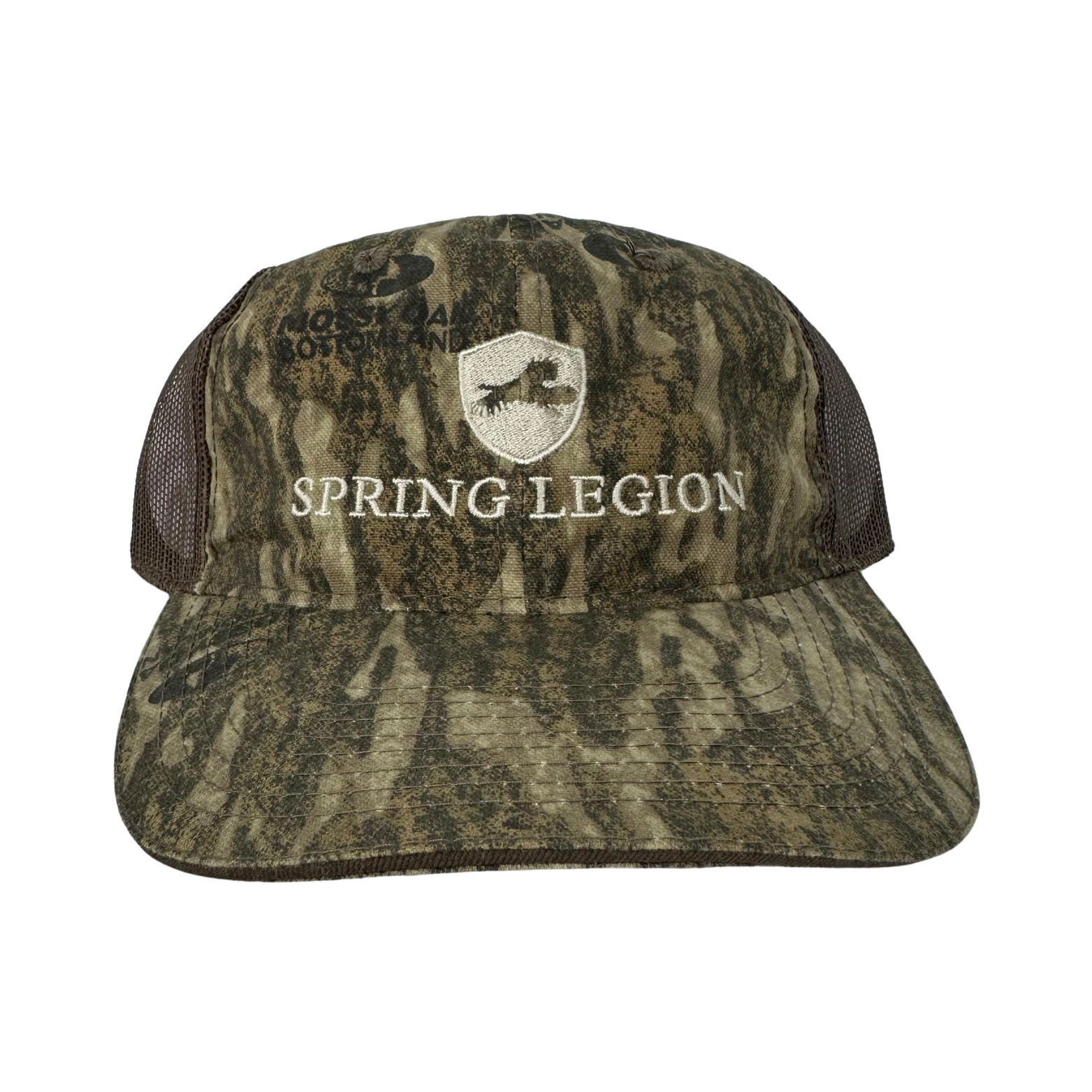 spring legion, mossy oak hat, original, bottomland, green leaf, greenleaf, rope, hunting, lost, Richardson, outdoor, pinhoti, public, old school, vintage, chene, sitka, turkey, deer, duck, waterfowl