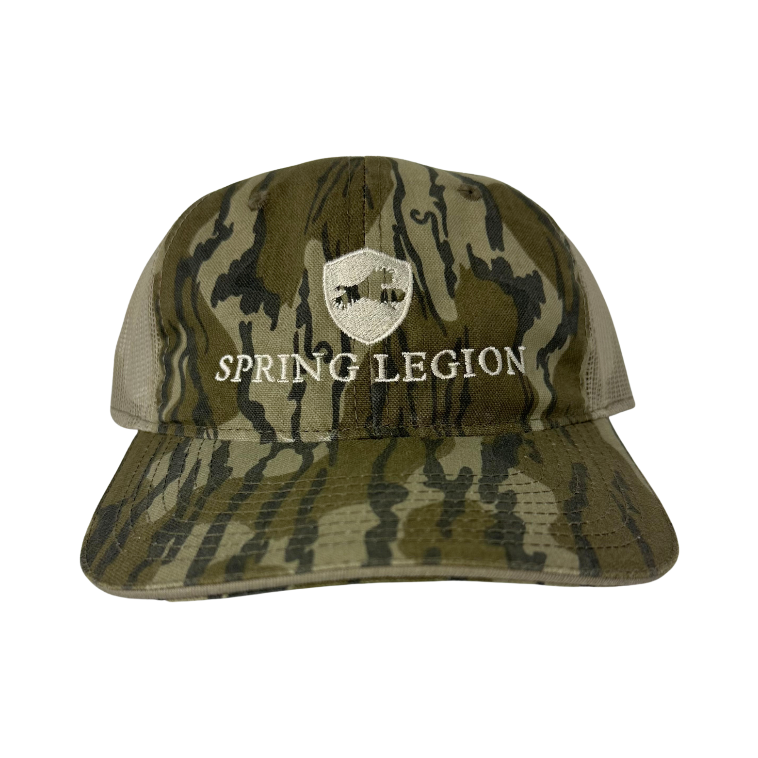 spring legion, mossy oak hat, original, bottomland, green leaf, greenleaf, rope, hunting, lost, Richardson, outdoor, pinhoti, public, old school, vintage, chene, sitka, turkey, deer, duck, waterfowl