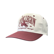 Deadstock Logo Throwback Hat - Maroon/White