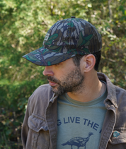 Square Label Stretch Hat - Breathable Greenleaf