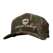 Old School Spring Legion 5-Panel Turkey Hunting Hat - Mossy Oak Greenleaf