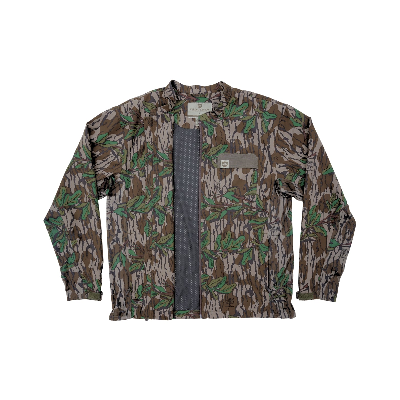 Spring Legion Lightweight Turkey Hunting Jacket - Mossy Oak Greenleaf
