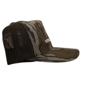 Old School 5-Panel Spring Legion Mesh Back Hunting Hat - Mossy Oak Original Bottomland