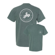 Circle Turkey Pocket Tee - Blue Spruce