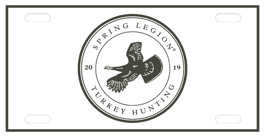 Throwback Flying Turkey License Plate
