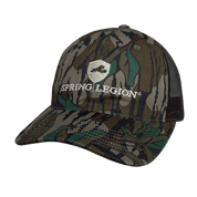 6-Panel Unstructured Mesh Back Turkey Hunting Hat - Mossy Oak Greenleaf