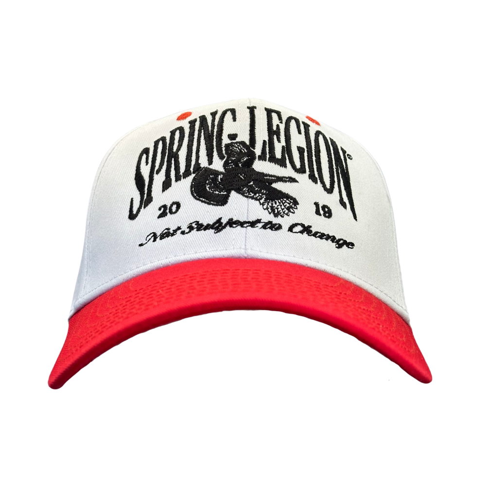 Deadstock Logo Throwback Hat - Red/White