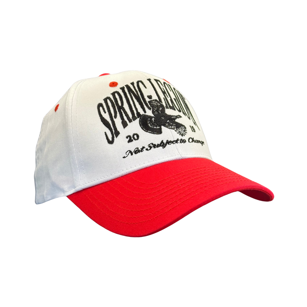 Deadstock Logo Throwback Hat - Red/White