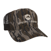 Old School 5-Panel Spring Legion Mesh Back Hunting Hat - Mossy Oak Original Bottomland