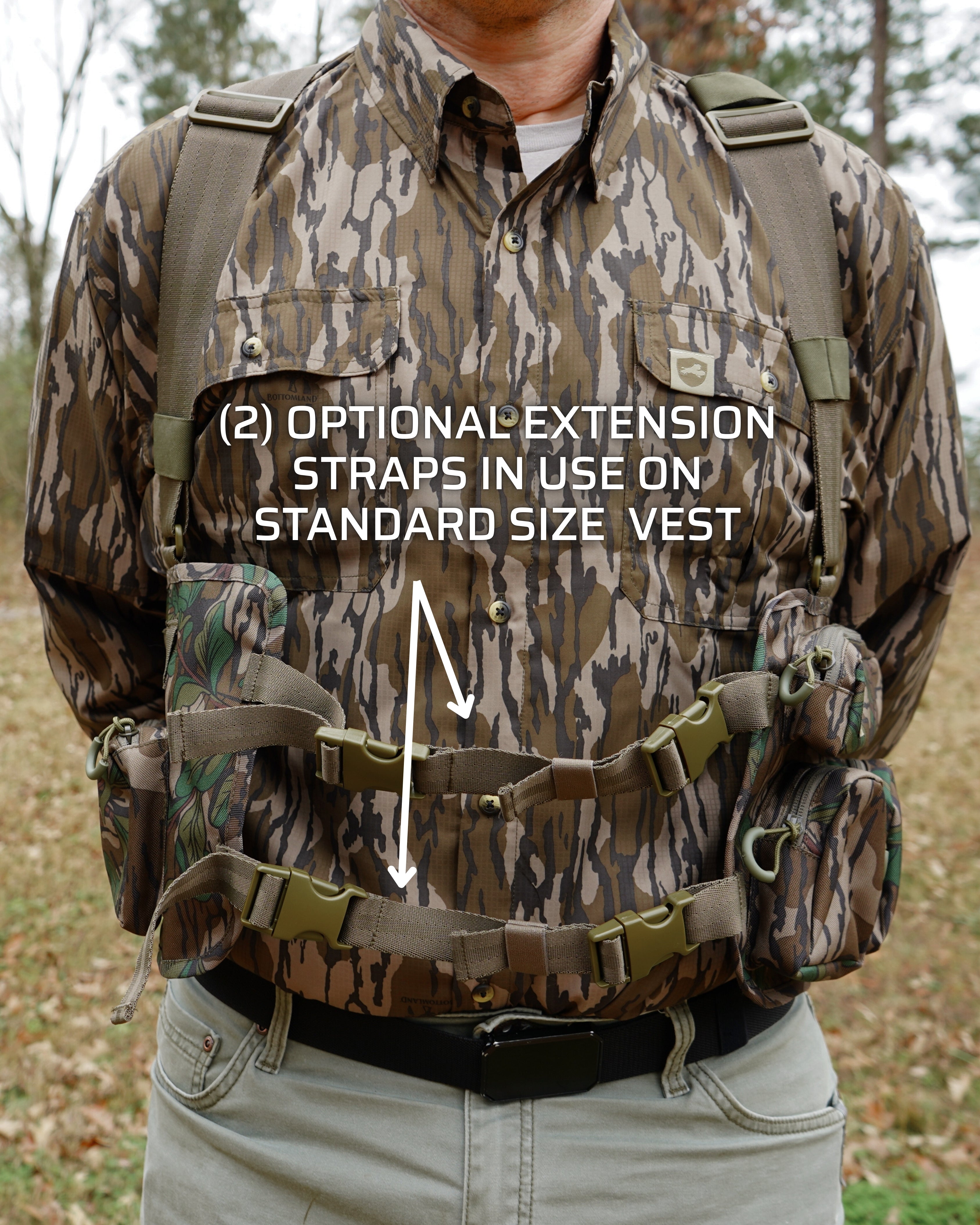 Spring Legion Turkey Hunting Vest - Mossy Oak Original Bottomland (XL)