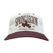 Deadstock Logo Throwback Hat - Maroon/White