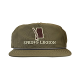 Alabama Turkey Feather Rope Hat