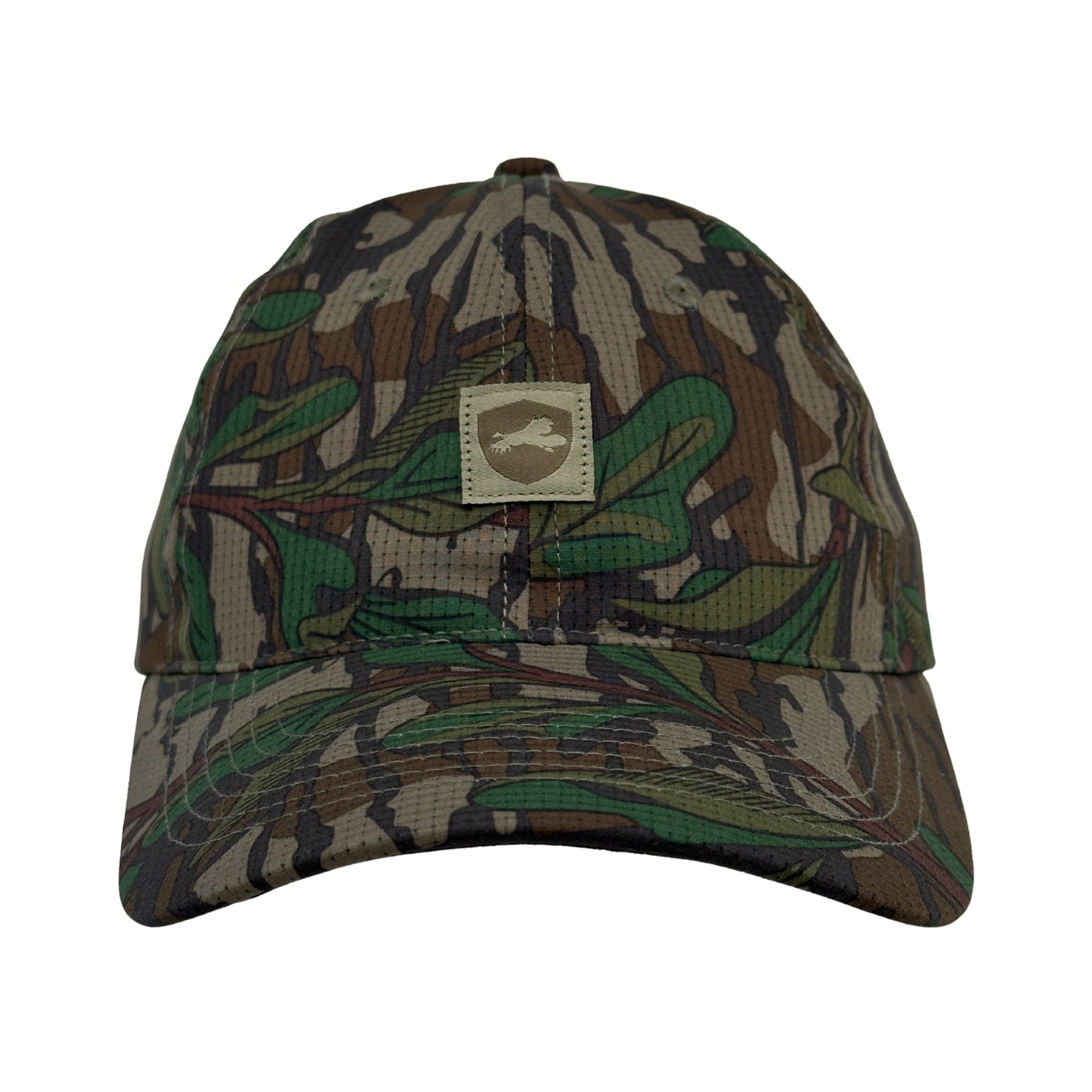 Square Label Stretch Hat - Breathable Greenleaf