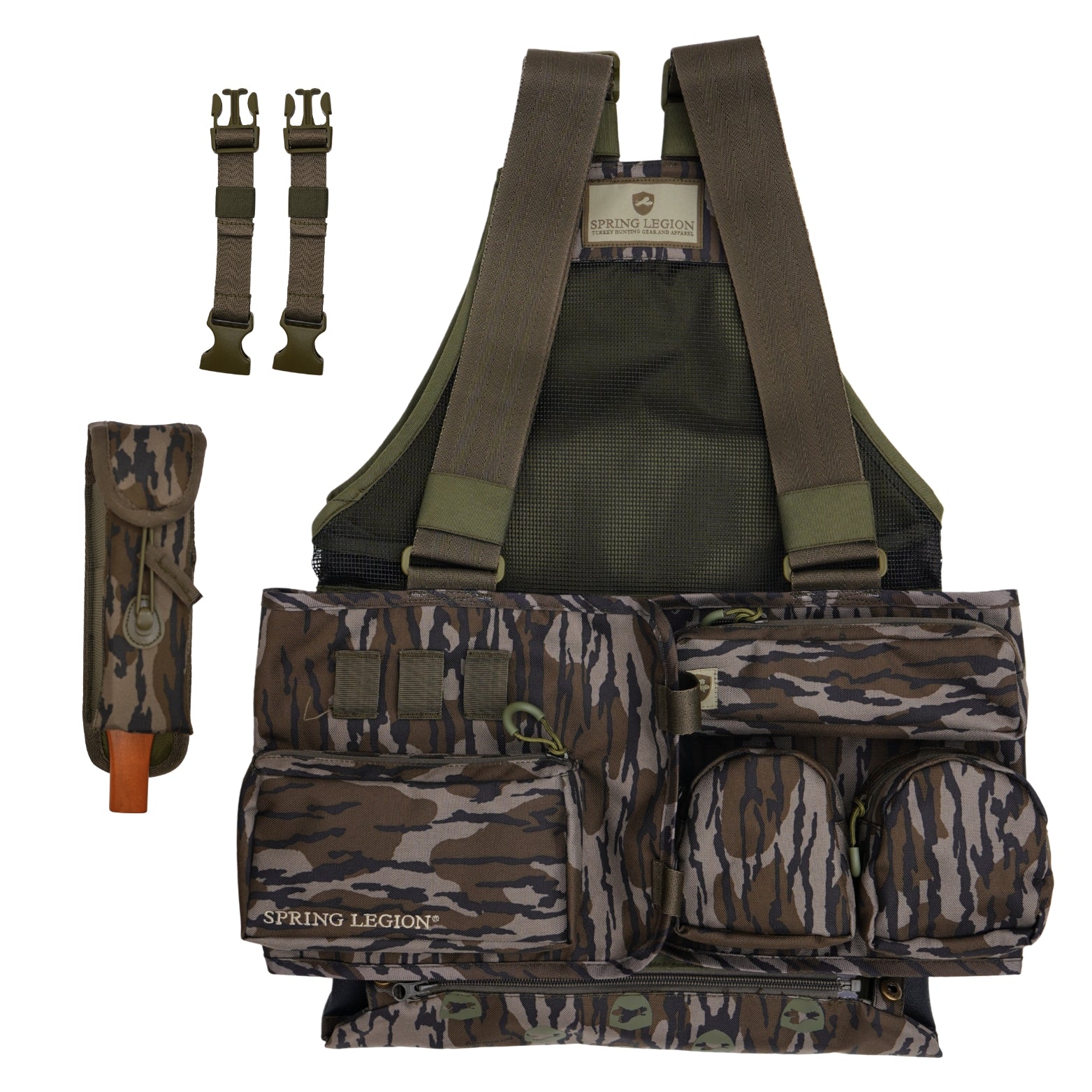Spring Legion Turkey Hunting Vest - Mossy Oak Original Bottomland (XL)