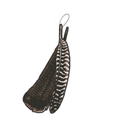 Turkey Feather Air Freshener (Pine)