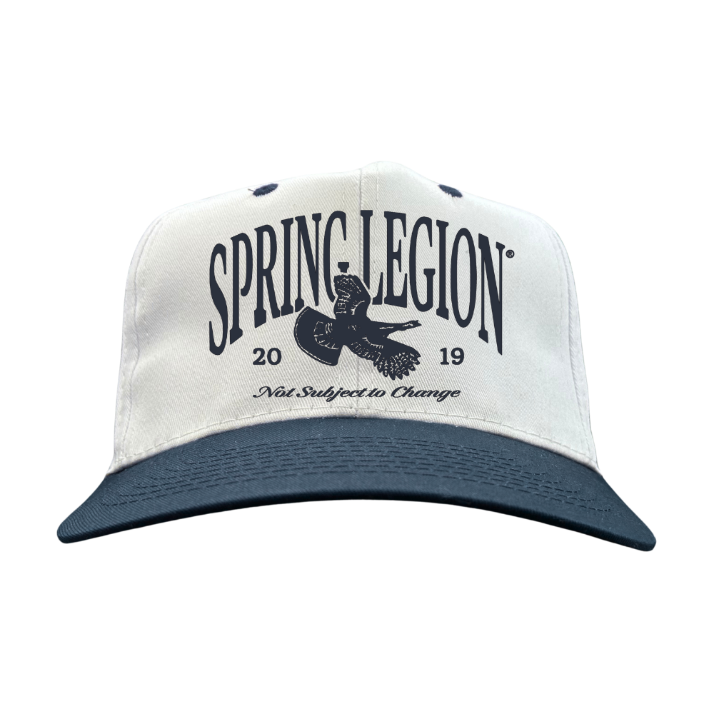 Deadstock Logo Throwback Hat - Navy/White